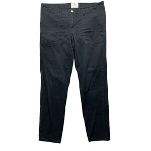 J2 By Jou Jou‎ Premium Pants Jeans Womens 12 Black Stretch Style Utility Pockets